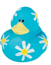Decorated rubber duck